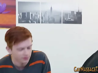 Gay twink gets bareback fucked